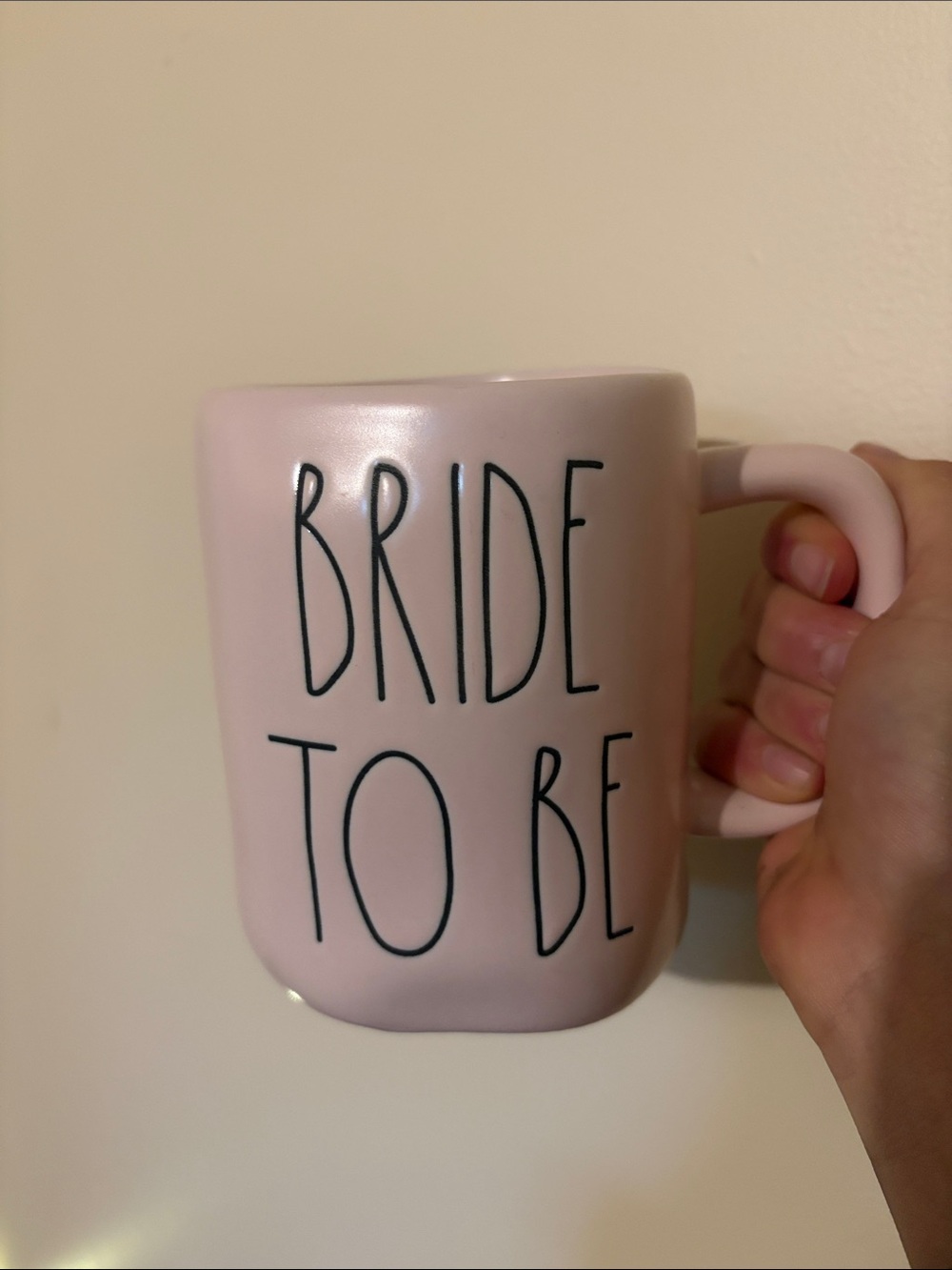 Rae Dunn Pink 'BRIDE TO BE' Ceramic Mug